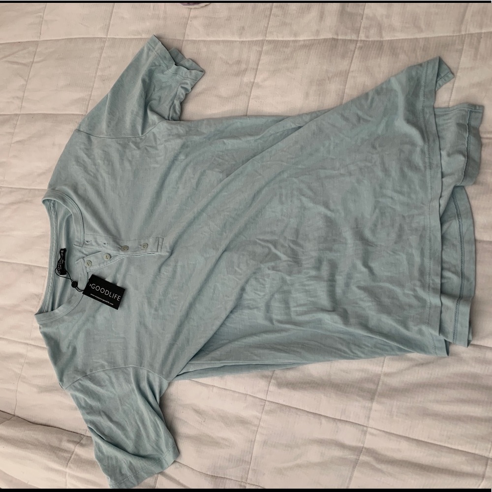 GOODLIFE Split Hem Henley